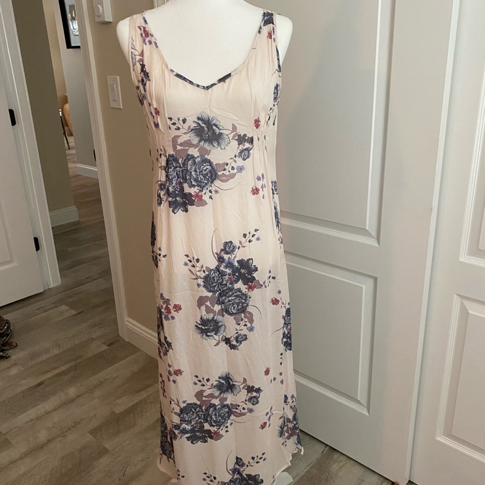 Long cotton no stretch dress